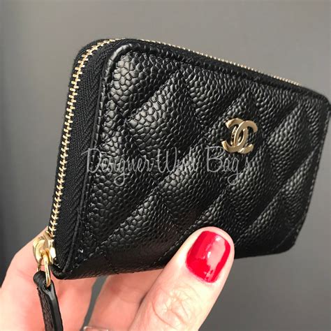 chanel womens wallet|chanel zipped wallet small.